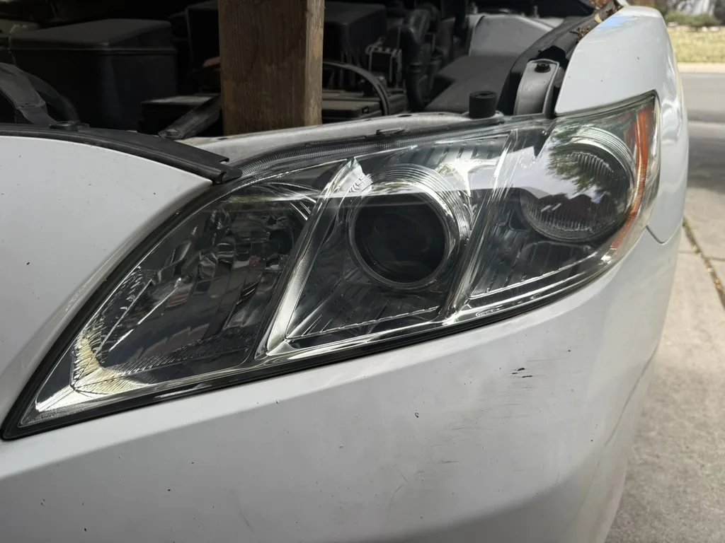 Toyota Camry headlight restoration result — crystal clear — Centennial, CO — Headlight Boost